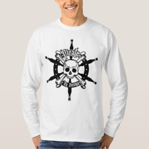 Camiseta pirata de larga manga