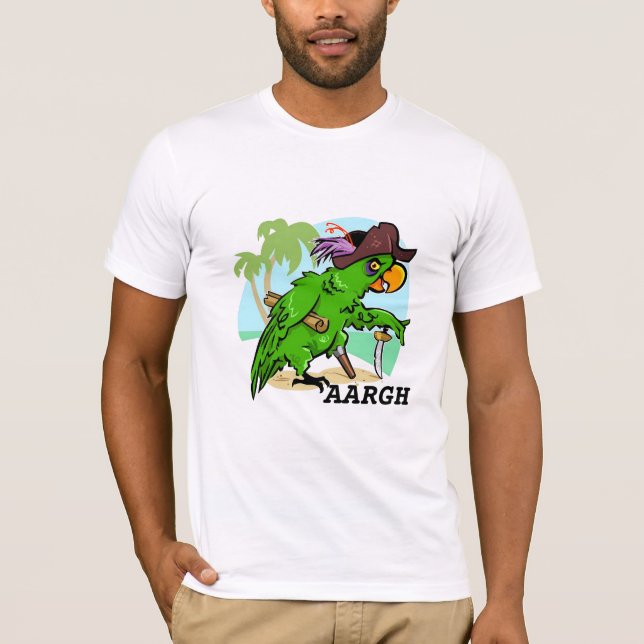 Camiseta pirata de loro (Anverso)