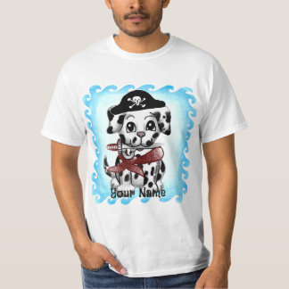Camiseta Pirata de perros con pipa
