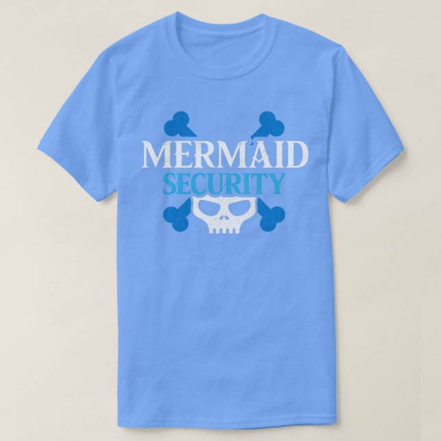 Camiseta Pirata de seguridad para sirenas con problemas (Diseño del anverso)