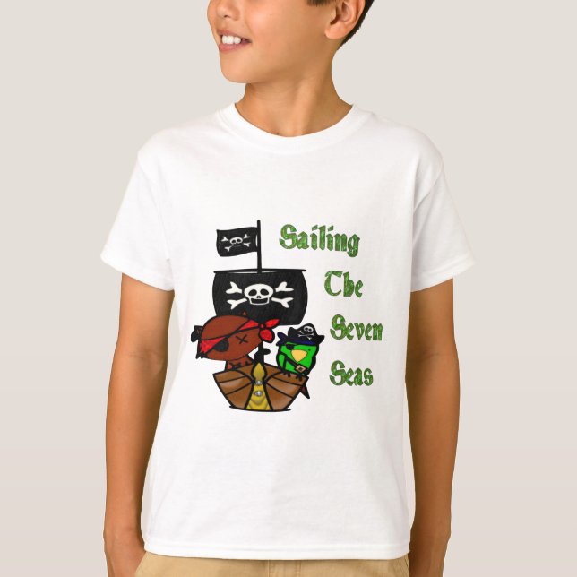 Camiseta Pirata de siete mares (Anverso)