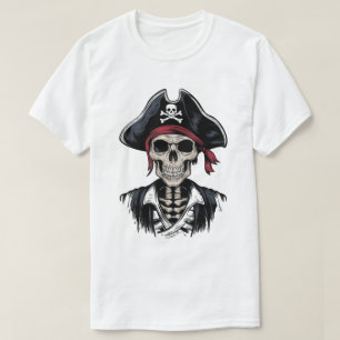 Camiseta Pirata de Skeleton