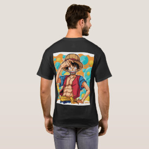 Camiseta Pirata de Sombrero de Paja Sonriente – Ilustración