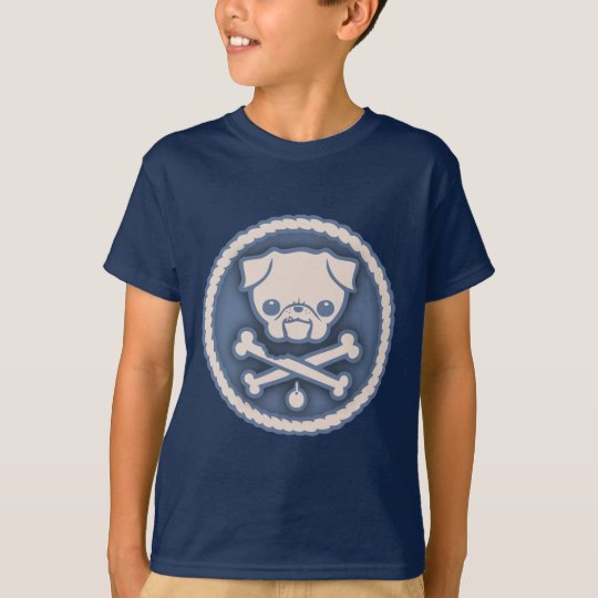 Camiseta Pirata del barro amasado - azul