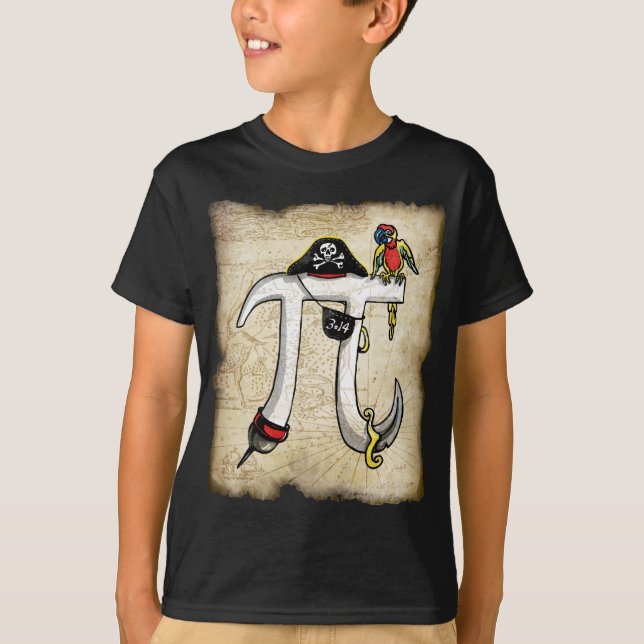 Camiseta Pirata del día del pi (Anverso)