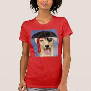 Camiseta Pirata del labrador amarillo