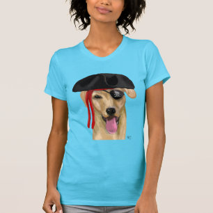 Camiseta Pirata del labrador amarillo 2