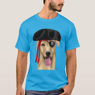 Camiseta Pirata del labrador amarillo 2