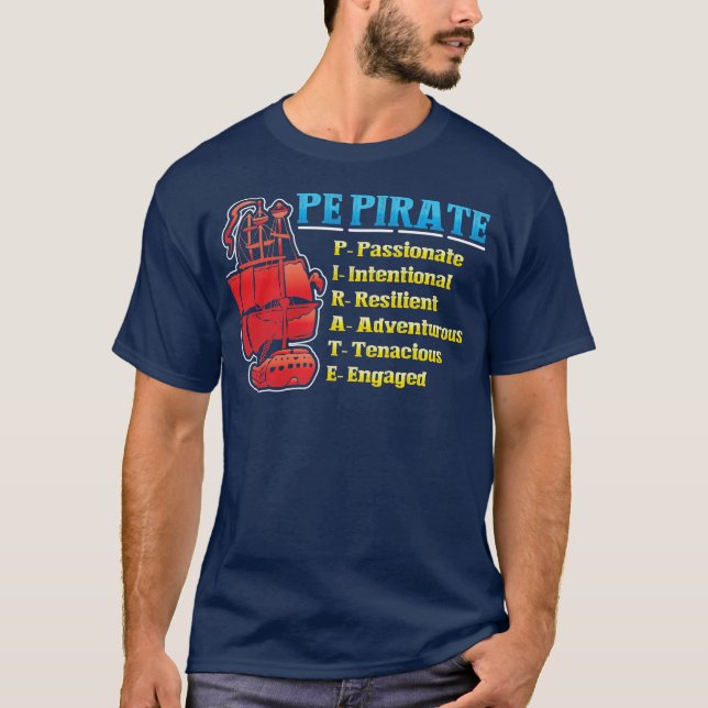 Camiseta Pirata del PE (Anverso)