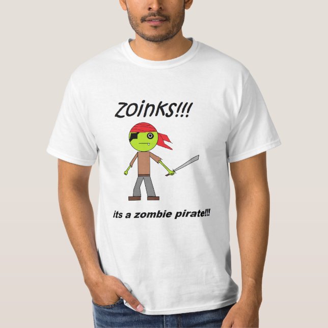 Camiseta pirata del zombi (Anverso)