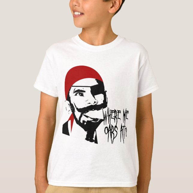 Camiseta Pirata divertido (Anverso)