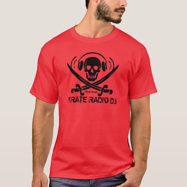 Camiseta Pirata DJ (Anverso)
