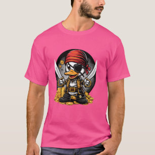 Camiseta Pirata Espadas de Pato Cruise Buscar Ocultar Parch