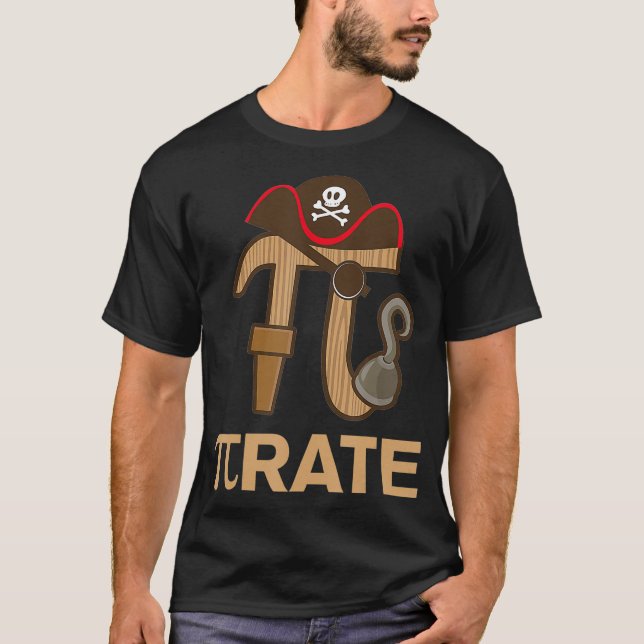 Camiseta Pirata - Gracioso Geek De Matemáticas 314 Gorra Ho (Anverso)