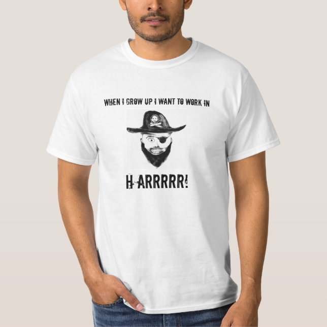 Camiseta ¡Pirata hora H ARRR! (Anverso)