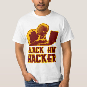 Camiseta Pirata informático del gorra negro