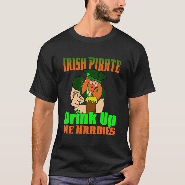 Camiseta pirata irlandesa (Anverso)