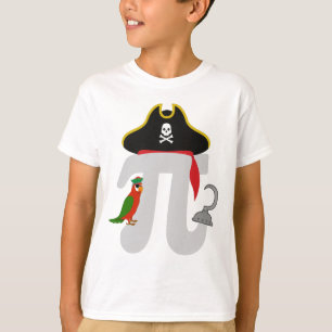 Camiseta Pirata matemático con loro