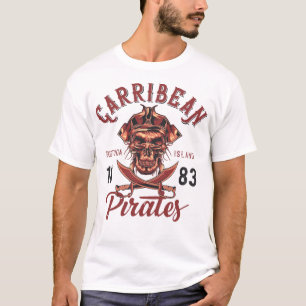 Camiseta Pirata muerto en el gorra 1