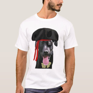Camiseta Pirata negro del labrador