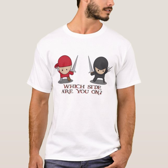 Camiseta ¿Pirata o Ninja? (Anverso)