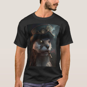 Camiseta Pirata Otter Guay Otter de río Giant