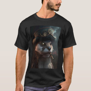 Camiseta Pirata Otter Guay Otter de río Giant