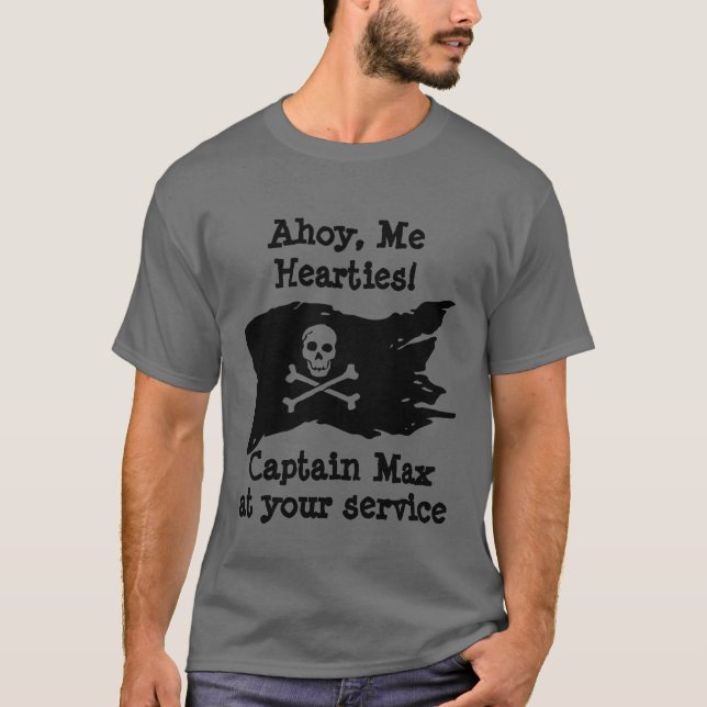 Camiseta pirata para piratas de todas las edades  (Anverso)