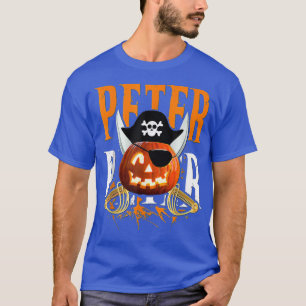 Camiseta Pirata Peter Pumpkin Cóstume de comer Halloween Pi