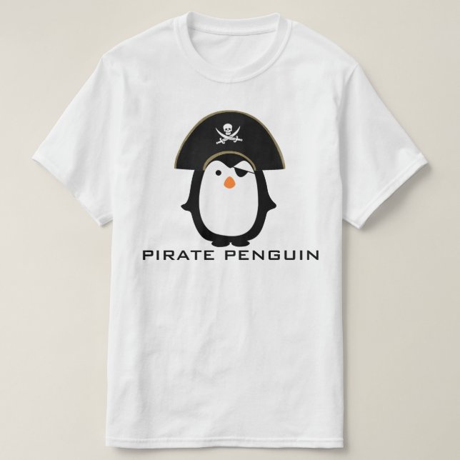Camiseta Pirata Pingüino (Diseño del anverso)
