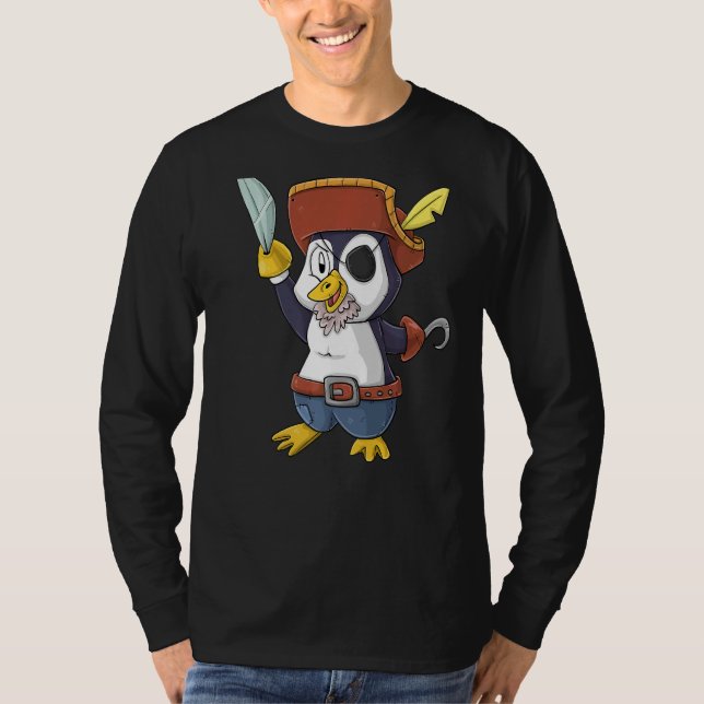 Camiseta Pirata Pingüino (Anverso)