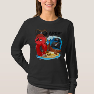 Camiseta Pirata Pirata de 8 años de edad Buque pirata de cu