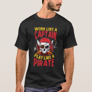 Camiseta Pirata pirata pirata barco capitán pirata pirata p
