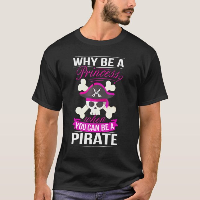 Camiseta Pirata Princesa Vestimenta a las Piratas Booty Pir (Anverso)