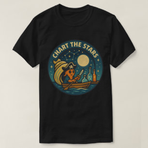 Camiseta Pirata Pulpo Cartografía Estelar