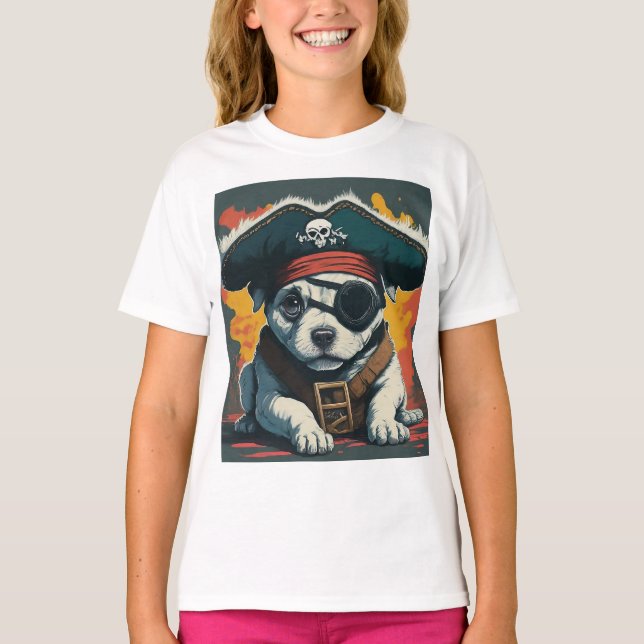 Camiseta Pirata Puppy (Anverso)
