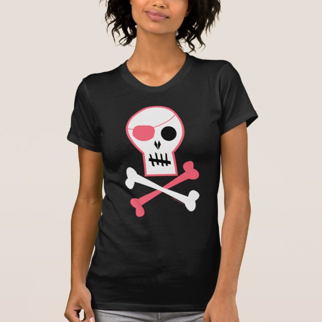 Camiseta Pirata rosado (Anverso)