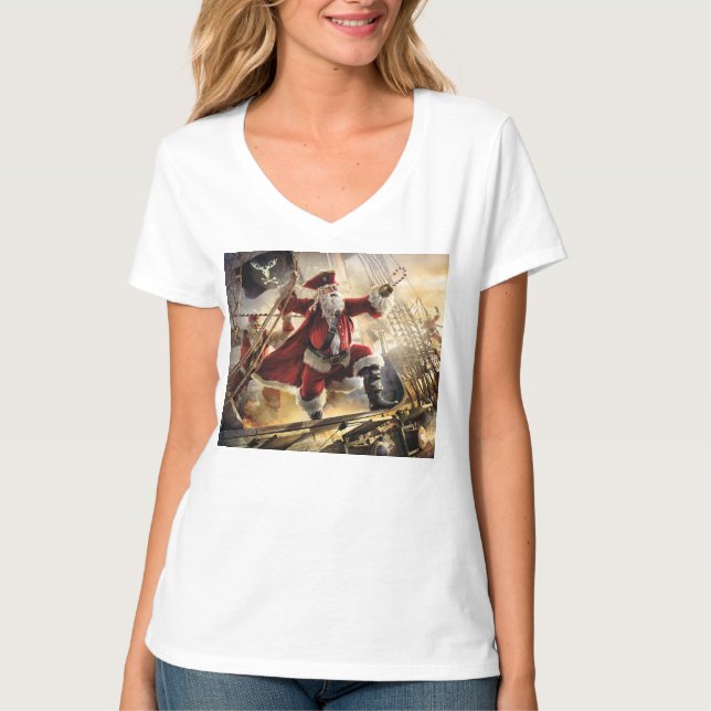 Camiseta Pirata Santa (Anverso)