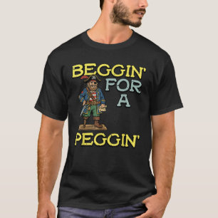 Camiseta Pirata suplicando por un Peggin divertido inapropi