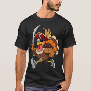 Camiseta Pirata Turquía con espada - Divertido Día de Acció