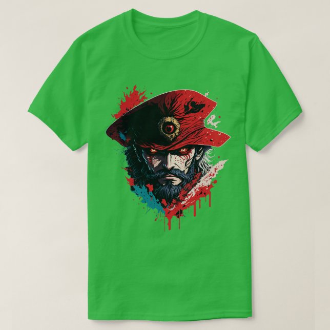 Camiseta Pirata una pieza (Diseño del anverso)