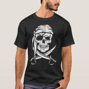 Camiseta Pirata Vestido Pirata Capitán del Cráneo de Bander