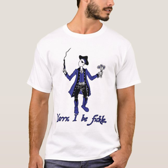 Camiseta Pirata voluble - azul (Anverso)