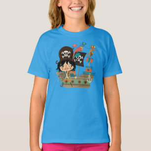 Camiseta Pirata y barco pirata