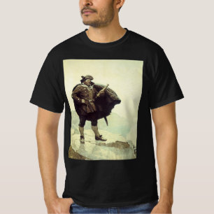 Camiseta Piratas antiguos, Capitán Bill Bones por NC Wyeth