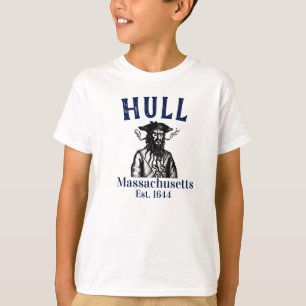 Camiseta "piratas" de casco pirata de Massachusetts, de niñ
