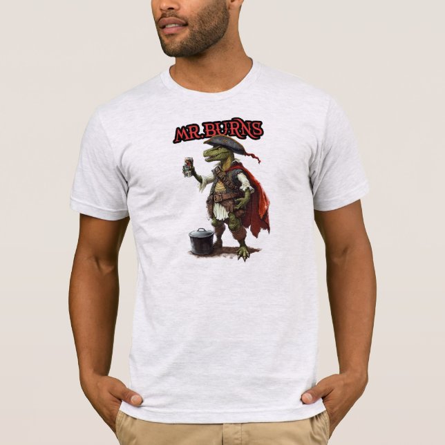 Camiseta Piratas de dinosaurios (Anverso)