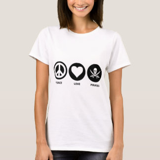 Camiseta Piratas del amor de la paz