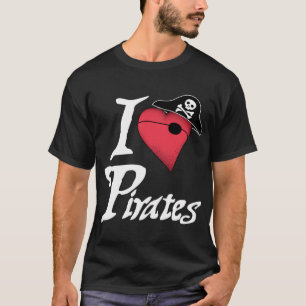 Camiseta Piratas del corazón - oscuridad