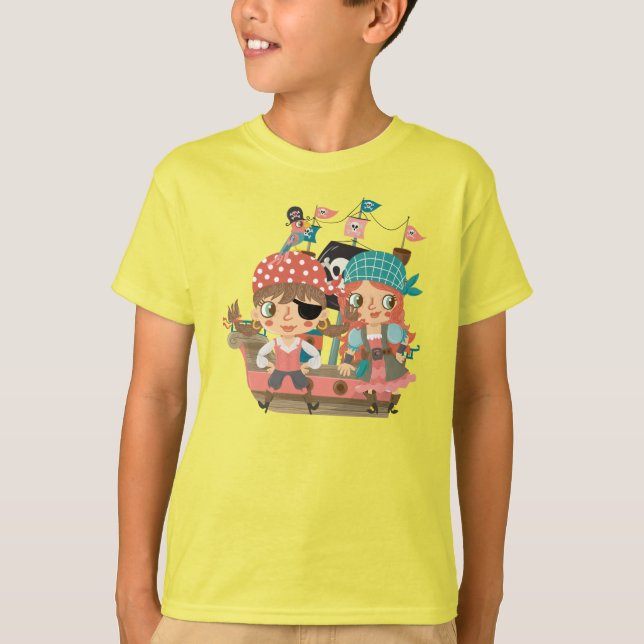 Camiseta Piratas femeninos (Anverso)